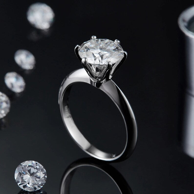 Starmoonia Jewelry Engagement Ring Wedding Ring Diamond Ring
